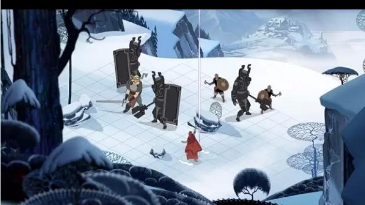 精品战旗游戏《The Banner Saga》UI与场景角色