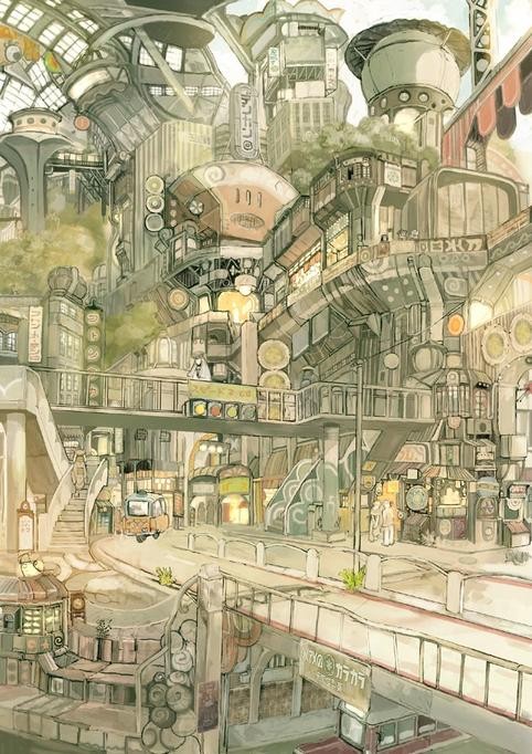 概念设计 帝国少年精美原画欣赏 素材 画学反应